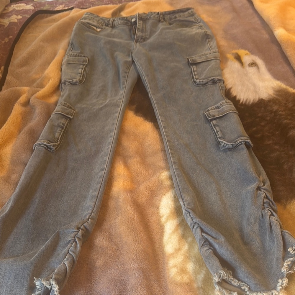 Fashion Nova Women's Cargo Jeans